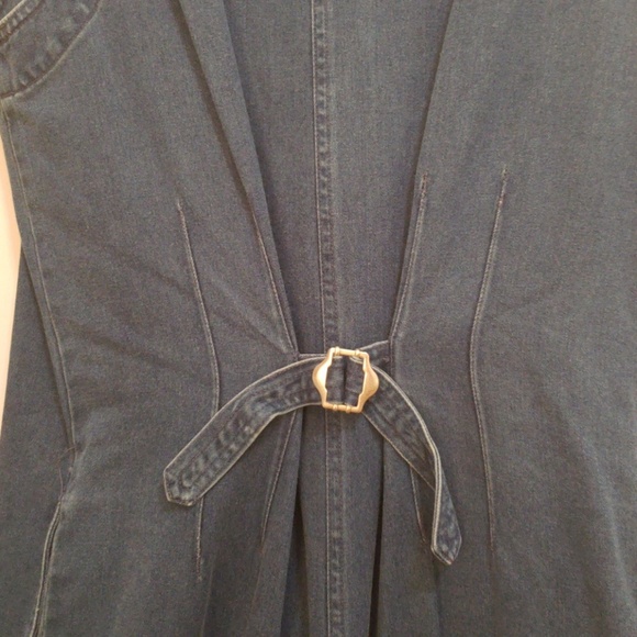 Vintage Sleeveless Denim Romper - Picture 7 of 8